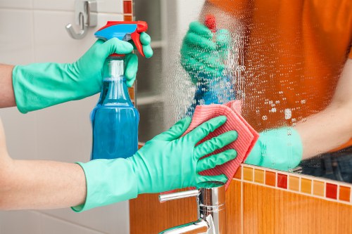 Office cleaning in Shepherdsbush reception area