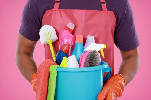Office cleaning team planning a Shepherdsbush service schedule