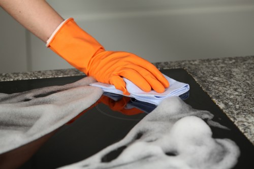 Customer complaint process for oven cleaning service