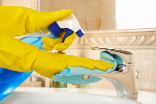 Final finishing touches during deep cleaning in Shepherds Bush