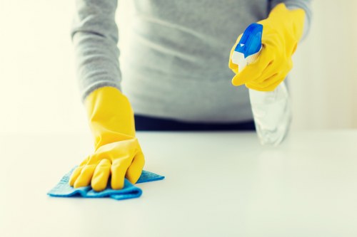 Detailed post-renovation cleaning in a Shepherdsbush property